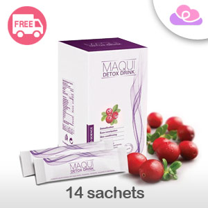 MAQUI Detox DX Drink (14 sachets) 天然果汁肠道净化瘦身排毒饮料 (14小包)